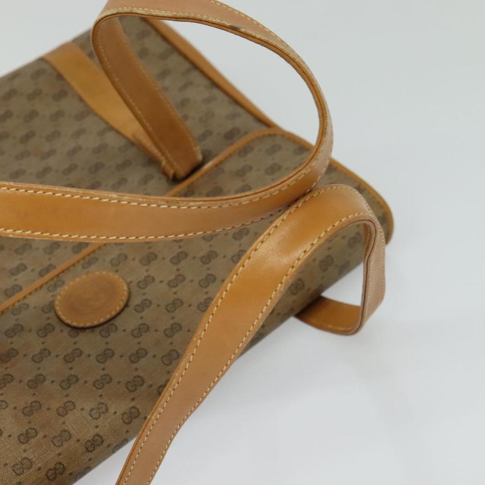 GUCCI Micro GG Supreme Hand Bag PVC Leather Beige Gold 000 984 4857 Auth ep7571 - Picture 7 of 16